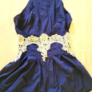 Women's sexy mini rompers dress